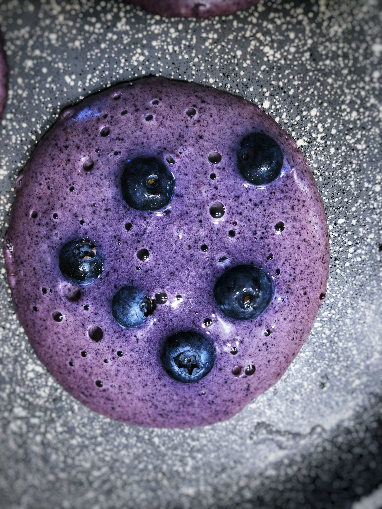 Blueberry pancakes