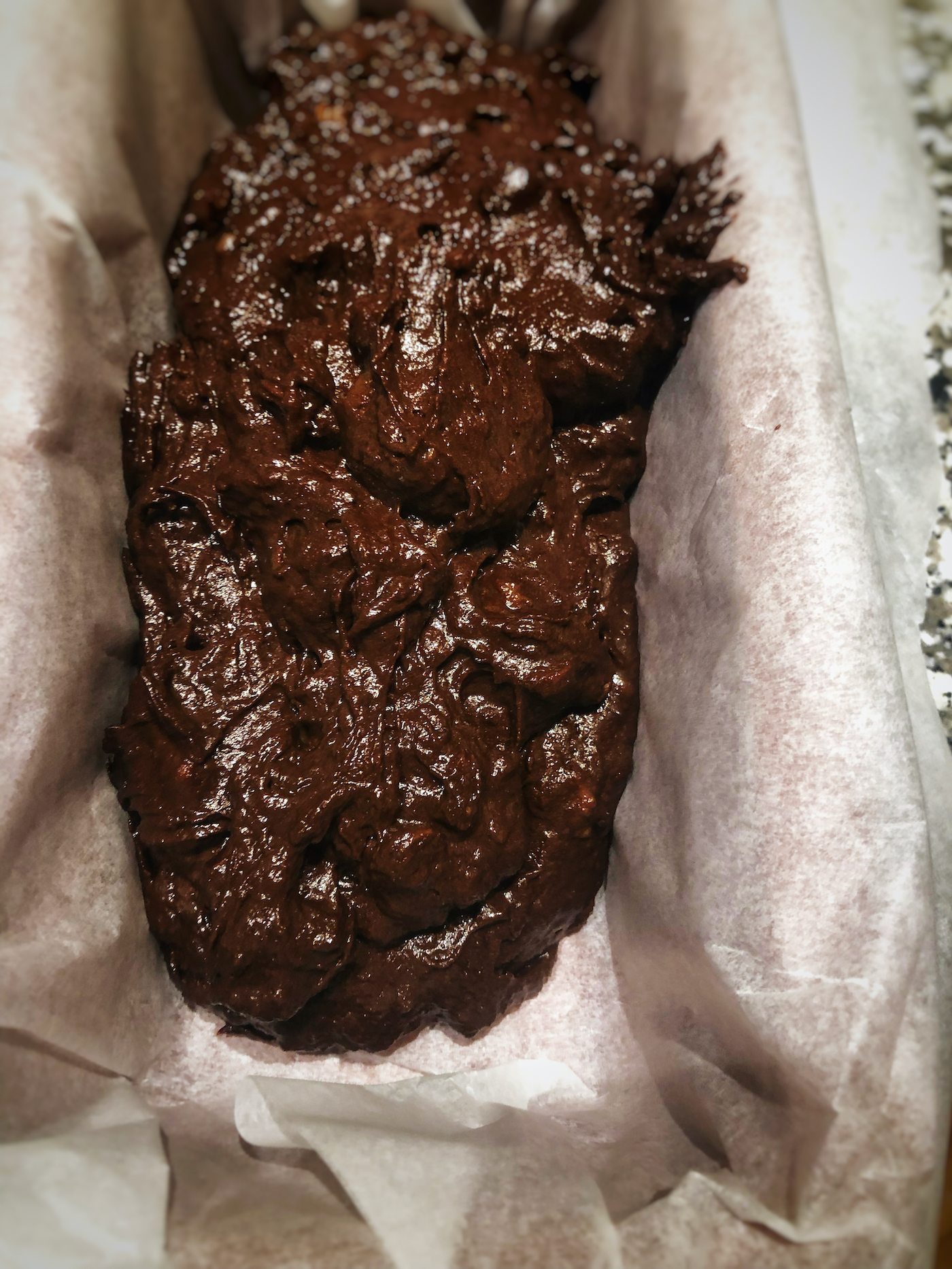 Banana chocolate brownie