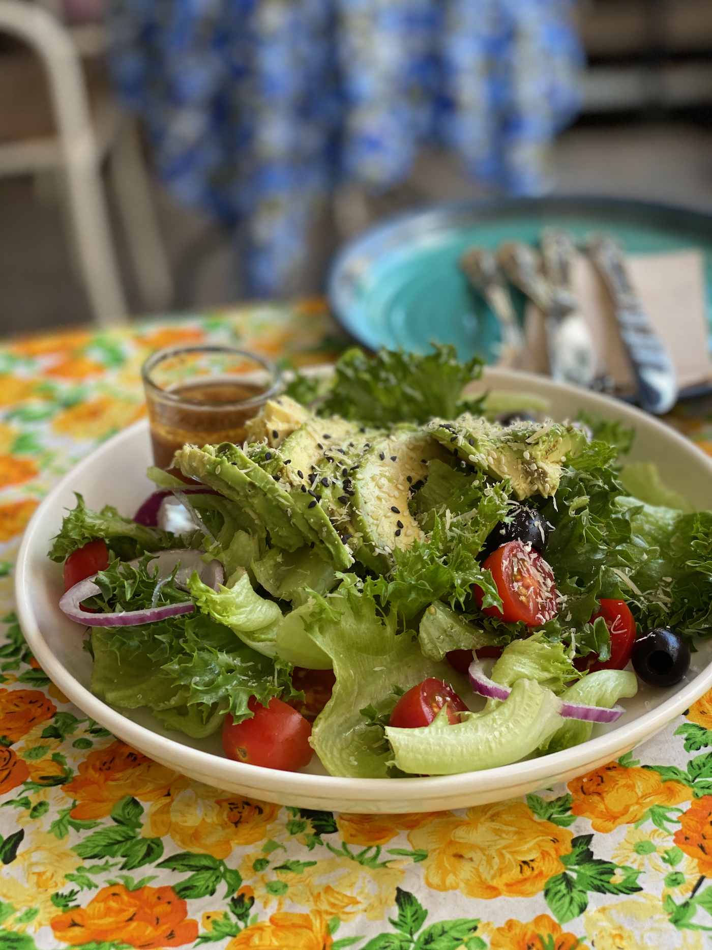 A beautiful salad in Chiang Rai, Thailand