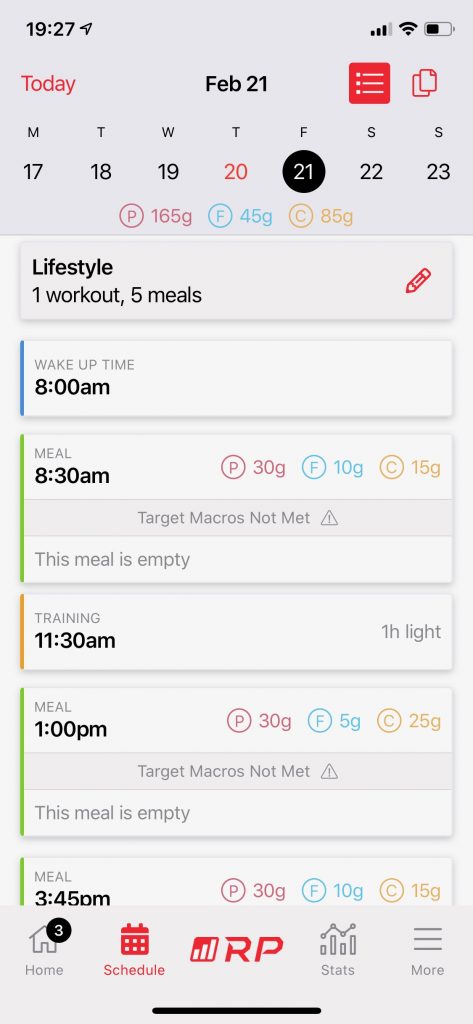 The RP Diet app